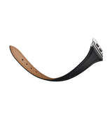 Apple Watch 42-49mm | Apple Watch (42/44/SE/45/46/49mm) - Wonder™ Classic Læder Rem - Sort - DELUXECOVERS.DK