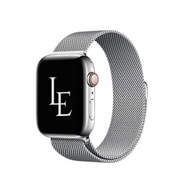 Apple Watch 38-42mm | Apple Watch (38/40/SE/41/42mm) - L'Empiri™ Milanese Loop - Sølv - DELUXECOVERS.DK