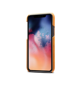 iPhone 11 Pro Max | iPhone 11 Pro Max - NX Design™ Læder Cover M. Kortholder - Lysebrun - DELUXECOVERS.DK