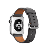 Apple Watch 42-49mm | Apple Watch (42/44/SE/45/46/49mm) - Deluxe™ Classic Læder Rem - Stone - DELUXECOVERS.DK