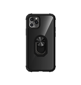 iPhone 12 Pro | iPhone 12 Pro - Cover M. Ring & Magnetisk Kickstand - Sort - DELUXECOVERS.DK