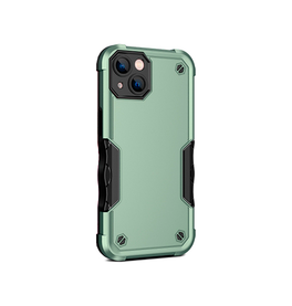 iPhone 13 | iPhone 13 - REALIKE™ Pro Stødsikkert Håndværker Cover - Army/Grøn - DELUXECOVERS.DK