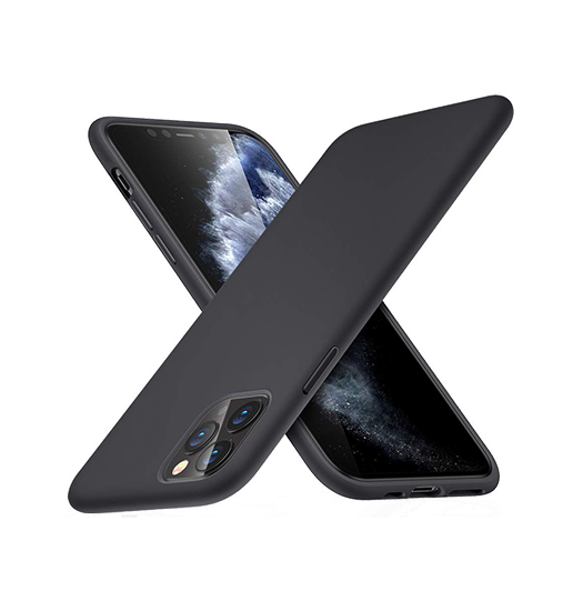 iPhone 11 Pro | iPhone 11 Pro - PRO+ Design Mat Slim Silikone Cover - Sort - DELUXECOVERS.DK