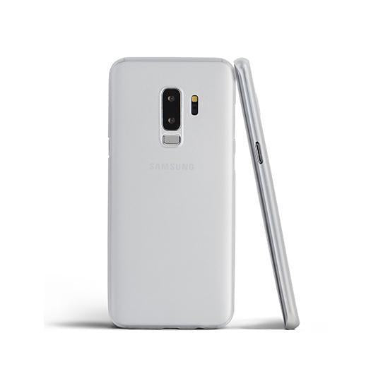 Samsung Galaxy S9+ | Samsung Galaxy S9+ (Plus) - Ultratynd Matte Series Cover V.2.0 - Hvid/Klar - DELUXECOVERS.DK