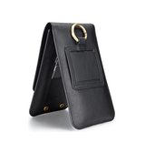 OnePlus 10T | OnePlus 10T - DG.MING™ Læder Bælte Sleeve M. Kortholder - Sort - DELUXECOVERS.DK