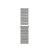 Apple Watch 42-49mm | Apple Watch (42/44/SE/45/46/49mm) - L'Empiri™ Nylon Velcro Rem - Sølv - DELUXECOVERS.DK