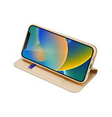 iPhone 14 | iPhone 14 - DUX DUCIS™ Pro Series Flipcover - Guld - DELUXECOVERS.DK