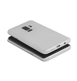 Samsung Galaxy S9+ | Samsung Galaxy S9+ (Plus) - Ultratynd Matte Series Cover V.2.0 - Hvid/Klar - DELUXECOVERS.DK