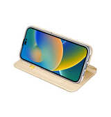 iPhone 14 Pro Max | iPhone 14 Pro Max - Vanquish Pro Series Flipcover Etui - Guld - DELUXECOVERS.DK