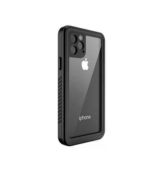 iPhone 11 Pro Max | iPhone 11 Pro Max - ToughCase Hybrid-X Håndværker Cover - Sort - DELUXECOVERS.DK