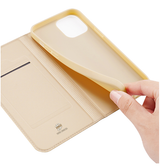 iPhone 14 | iPhone 14 - DUX DUCIS™ Pro Series Flipcover - Guld - DELUXECOVERS.DK