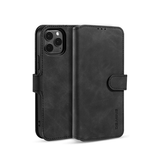iPhone 11 Pro | iPhone 11 Pro - DG.MING™ Classical Læder Etui / Taske M. Pung - Sort - DELUXECOVERS.DK