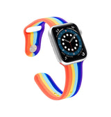 Apple Watch 38-42mm | Apple Watch (38/40/SE/41/42mm) - LGBT Silikone Rem - Pride - DELUXECOVERS.DK
