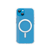 iPhone 14 Max | iPhone 14 Plus - Premium Magnet Cover M. MagSafe - Gennemsigtig - DELUXECOVERS.DK