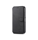 iPhone 12 | iPhone 12 - AZNS™ Diary Læder Etui / Taske M. Pung - Sort - DELUXECOVERS.DK