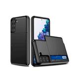 Samsung Galaxy S21+ | Samsung S21+ - Deluxe™ Håndværker Cover M. Kortholder - Sort - DELUXECOVERS.DK