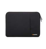 Computer Sleeve | Computer/PC 13" - HAWEEL™ Enkla Sleeve med frontlomme - Sort - DELUXECOVERS.DK