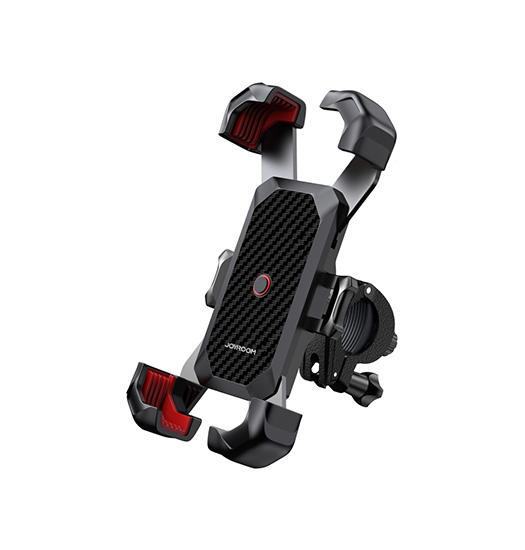 Mobilholdere til Cykel | JOYROOM™ | Stærk Holder til Cykel / Motorcykel - Sort/Rød - DELUXECOVERS.DK
