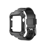 Apple Watch Cover | Apple Watch (38/40/42/44mm) - NX PRO™ Håndværker Urrem - Sort - DELUXECOVERS.DK