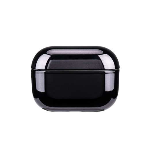Airpods Pro 2 | AirPods Pro (1/2 Gen) | Electroplating Beskyttelses Cover - Pearl Black - DELUXECOVERS.DK