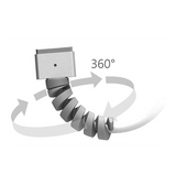 Kabelorganisering | Kabel Beskytter - Silikone Spiral - 4 Stk - Grå. - DELUXECOVERS.DK