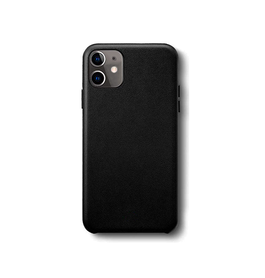 iPhone 12 Mini | iPhone 12 Mini - SuperiorFlex Læder Bag Cover - Sort - DELUXECOVERS.DK
