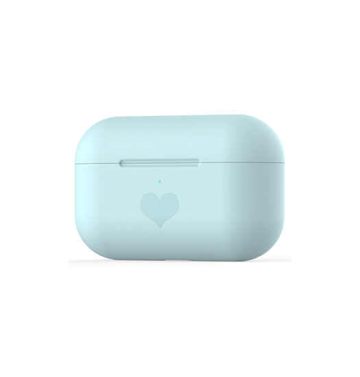 Airpods Pro 2 | AirPods Pro (1/2 Gen) | Heartful™ Beskyttelse Cover - Gummy Blue - DELUXECOVERS.DK