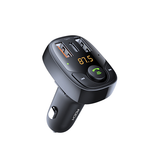 Bluetooth-mottagare | ROCK™ | Bluetooth FM-sändare / Transmitter till Bil - QC3.0 - Svart - DELUXECOVERS.SE