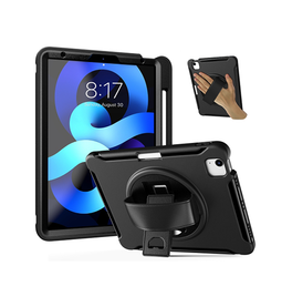 iPad Air 4/5 | iPad Air 4/5 (2020/2022) - PROTECTIVE™ Robust Stødsikkert Cover m. Grip - Sort - DELUXECOVERS.DK