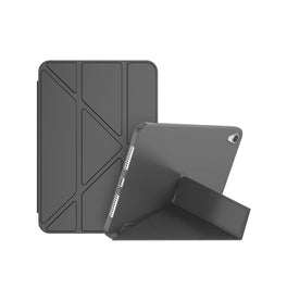 iPad Mini 6 | iPad Mini 6/7 (2021/2024) - Orgami Trifold Silikone Cover M. Stander - Sort - DELUXECOVERS.DK