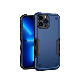 iPhone 13 Pro | iPhone 13 Pro - REALIKE™ Pro Stødsikkert Håndværker Cover - Navy/Blå - DELUXECOVERS.DK