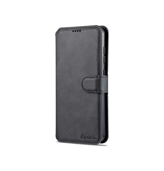 Samsung Galaxy S21+ | Samsung Galaxy S21+(Plus) - AZNS™ Diary Læder Etui / Taske M. Pung - Sort - DELUXECOVERS.DK