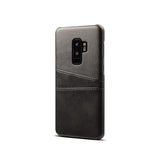 Samsung Galaxy S9+ | Samsung Galaxy S9+ (Plus) - NX Design Læder Bagcover - Sort - DELUXECOVERS.DK