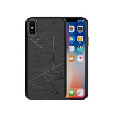 iPhone XS Max | iPhone XS Max - Delusion Abstract Designer Cover - Sort - DELUXECOVERS.DK