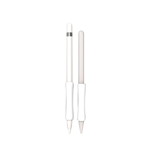 Apple Pencil Tilbehør | Apple Pencil 1/2 - Stylus Pen Grip Cover - Hvid - DELUXECOVERS.DK