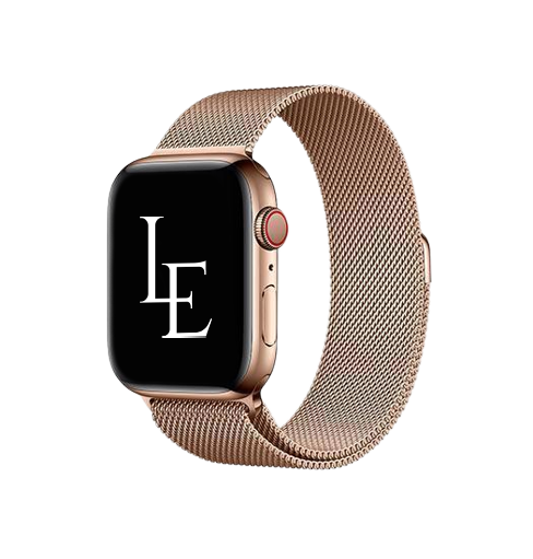 Apple Watch 38-42mm | Apple Watch (38/40/SE/41/42mm) - L'Empiri™ Milanese Loop - Retro Guld - DELUXECOVERS.DK