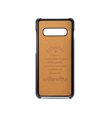 Samsung Galaxy S10+ | Samsung Galaxy S10+ (Plus) - NX Design Læder Bagcover - Blå - DELUXECOVERS.DK