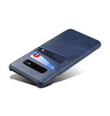 Samsung Galaxy S10 | Samsung Galaxy S10 - NX Design Læder Bagcover - Blå - DELUXECOVERS.DK