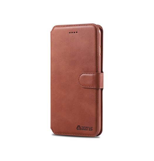 iPhone 7/8 Plus | iPhone 7/8 Plus - AZNS™ Diary Læder Etui / Taske M. Pung - Brun - DELUXECOVERS.DK