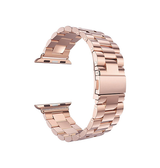 Apple Watch 42-49mm | Apple Watch (42/44/SE/45/46/49mm) - CNC Pro Rustfrit Stål Rem - Roseguld - DELUXECOVERS.DK