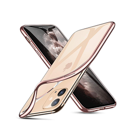 iPhone 11 | iPhone 11 - Valkyrie Silikone Hybrid Cover - RoseGuld - DELUXECOVERS.DK