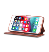iPhone 7/8 Plus | iPhone 7/8 Plus - AZNS™ Diary Læder Etui / Taske M. Pung - Brun - DELUXECOVERS.DK