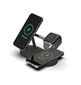 3-i-1 & Multi-Ladestationer | 3-i-1 MagSafe Oplader til iPhone, Apple Watch & AirPods - 15W - LUX™ - DELUXECOVERS.DK