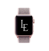 Apple Watch 38-42mm | Apple Watch (38/40/SE/41/42mm) - L'Empiri™ Nylon Velcro Rem - Rose - DELUXECOVERS.DK