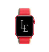 Apple Watch 38-42mm | Apple Watch (38/40/SE/41/42mm) - L'Empiri™ Sport+ Nylon Velcro Rem - Rød - DELUXECOVERS.DK