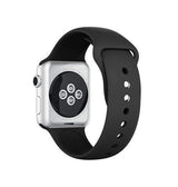 Apple Watch 42-49mm | Apple Watch (42/44/SE/45/46/49mm) - PRO+ Silikone Sportsrem - Sort - DELUXECOVERS.DK