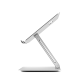 Laptop stander | LUX™ | Stander til Computer / MacBook - Ergonomisk - Sølv - DELUXECOVERS.DK