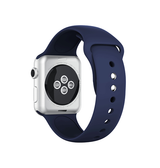 Apple Watch 42-49mm | Apple Watch (42/44/SE/45/46/49mm) - PRO+ Silikone Sportsrem - Navy blå - DELUXECOVERS.DK