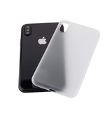 iPhone X / XS | iPhone X/Xs - Ultratynd Matte Series Cover V.2.0 - Hvid/Klar - DELUXECOVERS.DK