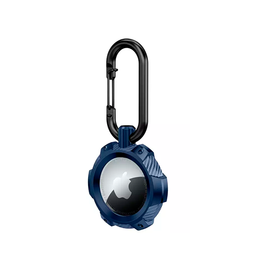 Airtag | Apple AirTag 1/2 ROBSUT™ Håndværker Stødsikker Nøglering - Navy - DELUXECOVERS.DK